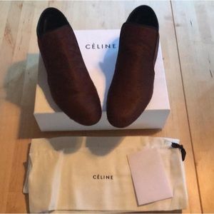 Celine Pony Hair Booties